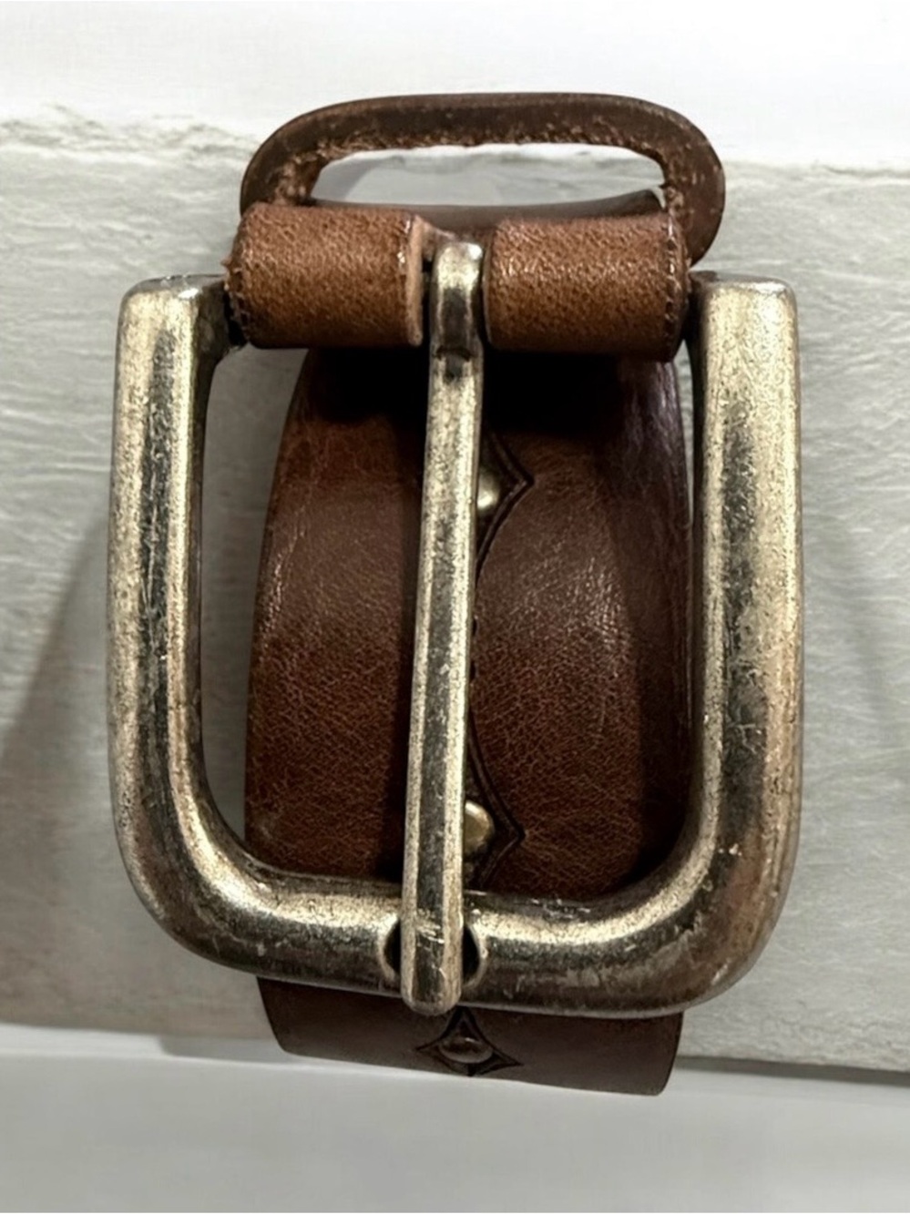 Sergio Gomara Correa men's vintage brown leather